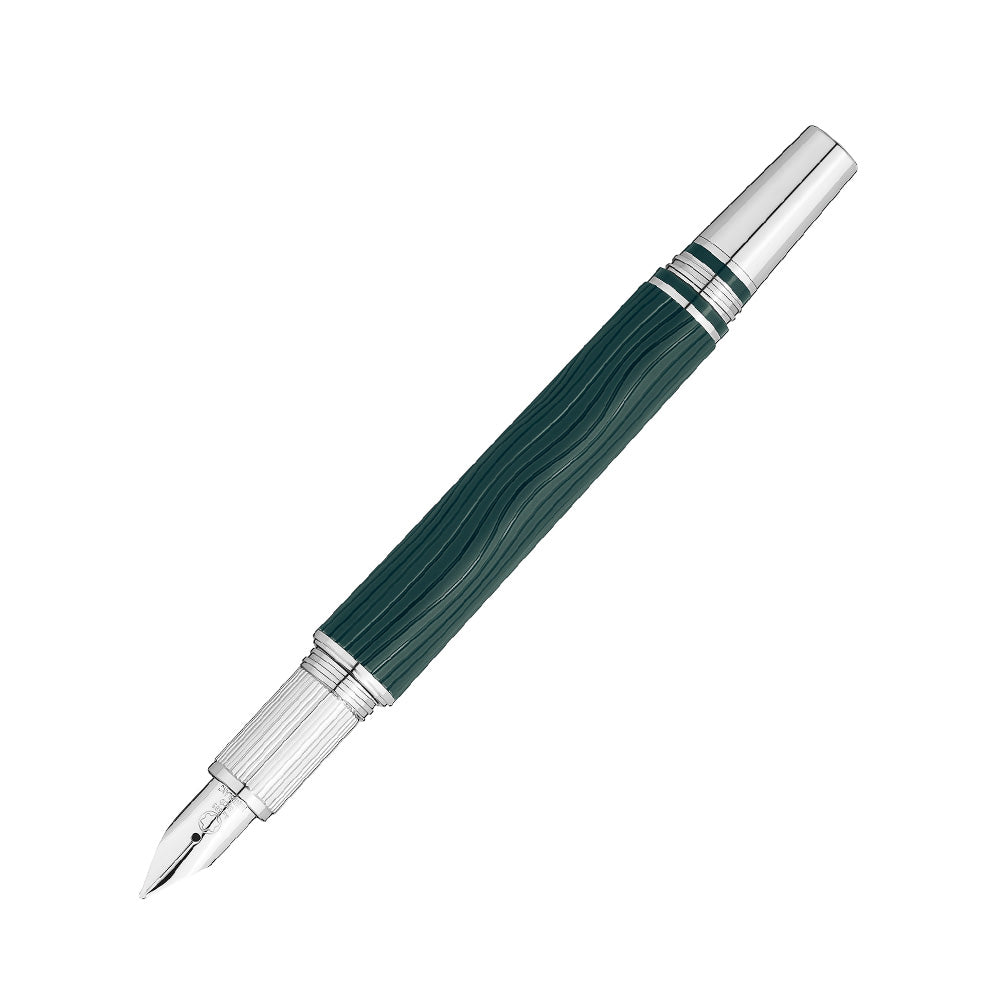 Montblanc StarWalker PolarGreen Precious Resin Fountain Pen - 14Kt Gold Rhodium-coated Fine Nib