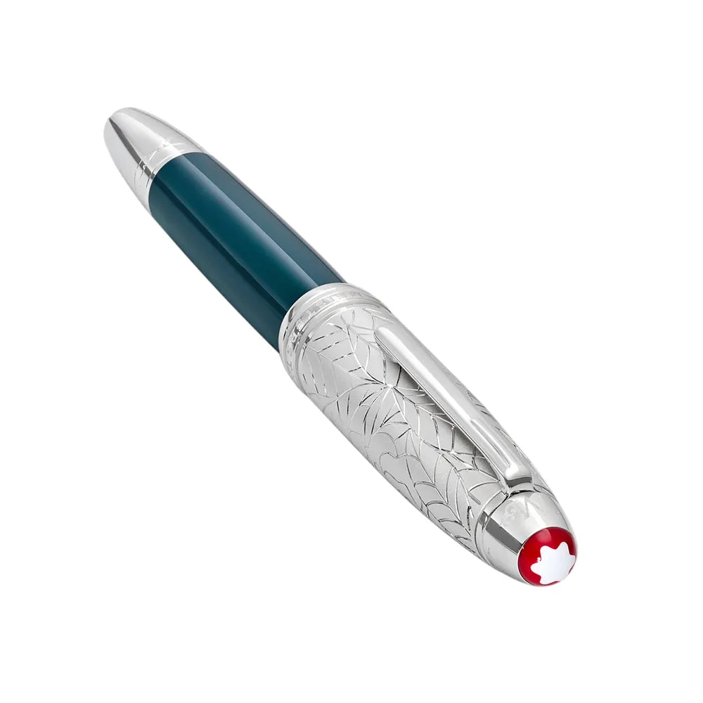 Montblanc Meisterstück Romeo & Juliet Doué LeGrand Teal Precious Resin Fountain Pen - 18Kt Gold Rhodium-coated Nib