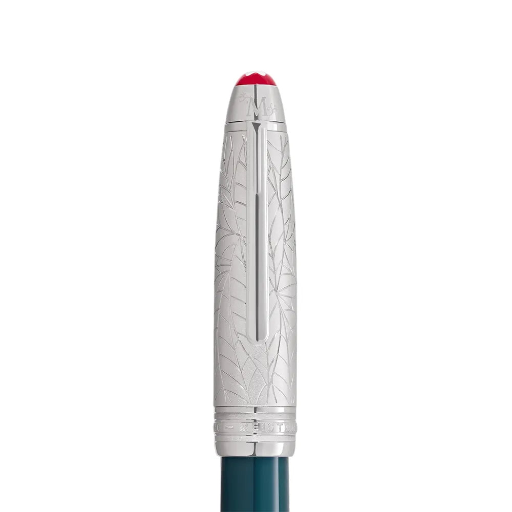 Montblanc Meisterstück Romeo & Juliet Doué LeGrand Teal Precious Resin Fountain Pen - 18Kt Gold Rhodium-coated Nib