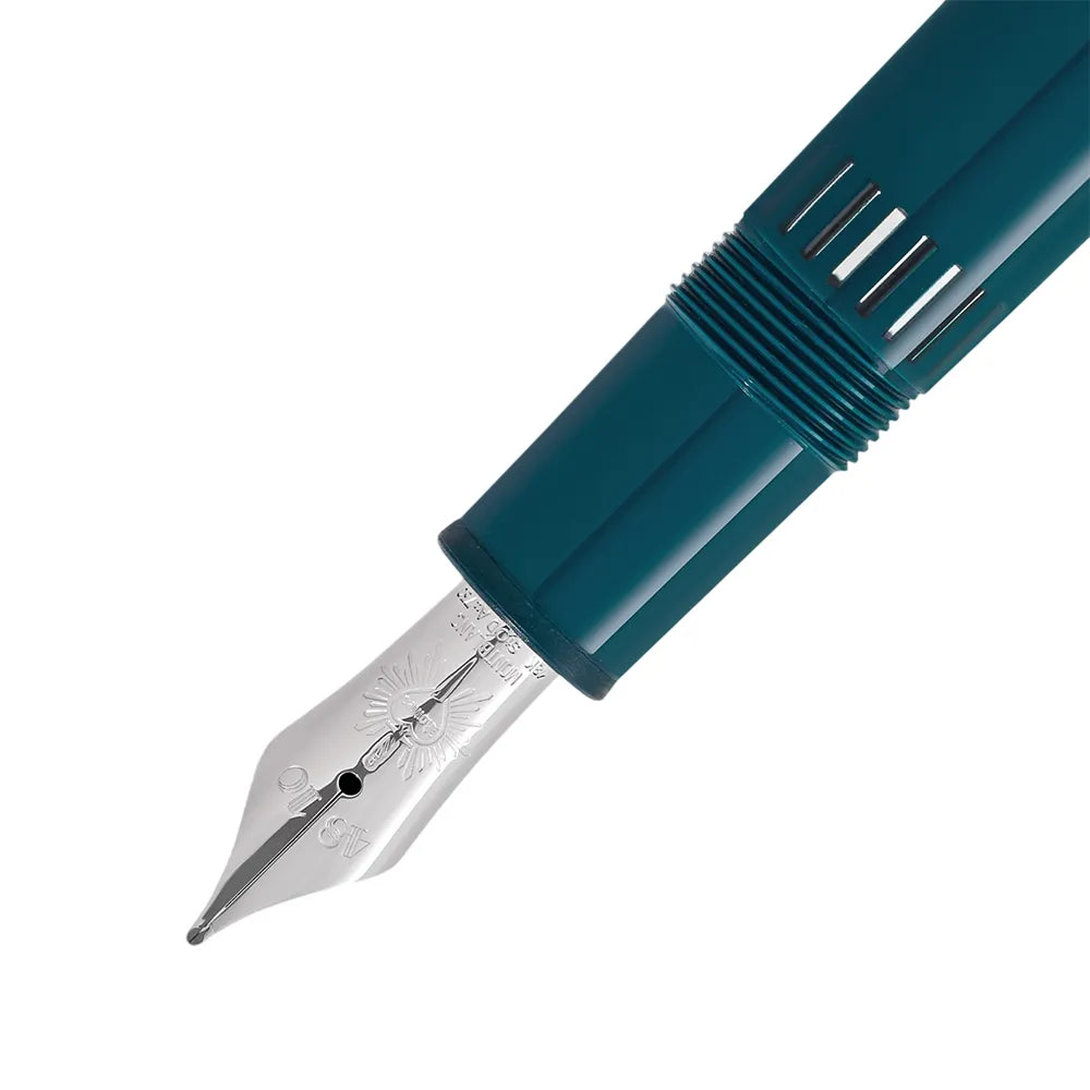 Montblanc Meisterstück Romeo & Juliet Doué LeGrand Teal Precious Resin Fountain Pen - 18Kt Gold Rhodium-coated Nib