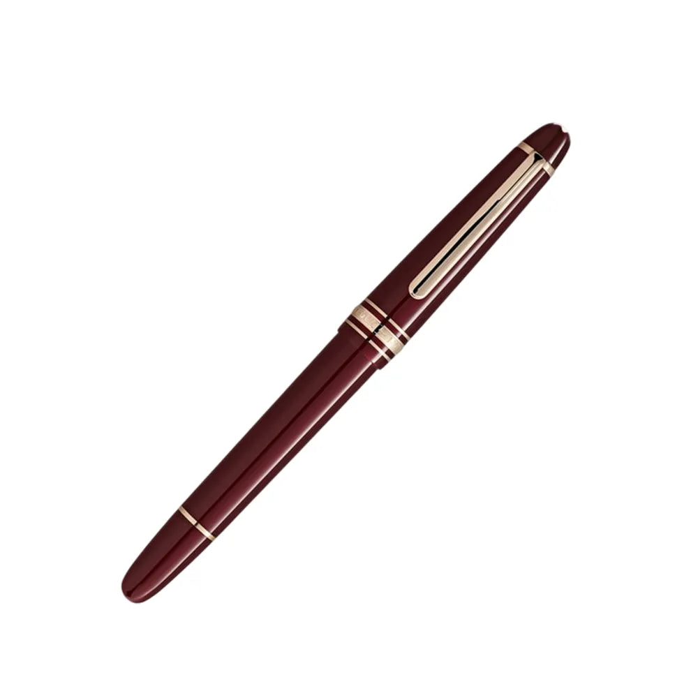 Montblanc Meisterstück Classique Burgundy Red Resin GT Fountain Pen - 14Kt Gold-Rhodium-Coated Nib