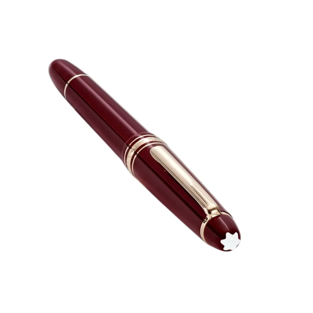 Montblanc Meisterstück Classique Burgundy Red Resin GT Fountain Pen - 14Kt Gold-Rhodium-Coated Nib