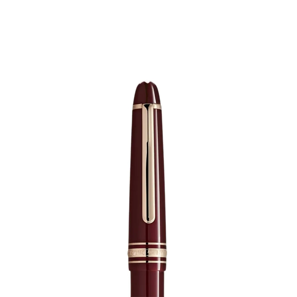 Montblanc Meisterstück Classique Burgundy Red Resin GT Fountain Pen - 14Kt Gold-Rhodium-Coated Nib