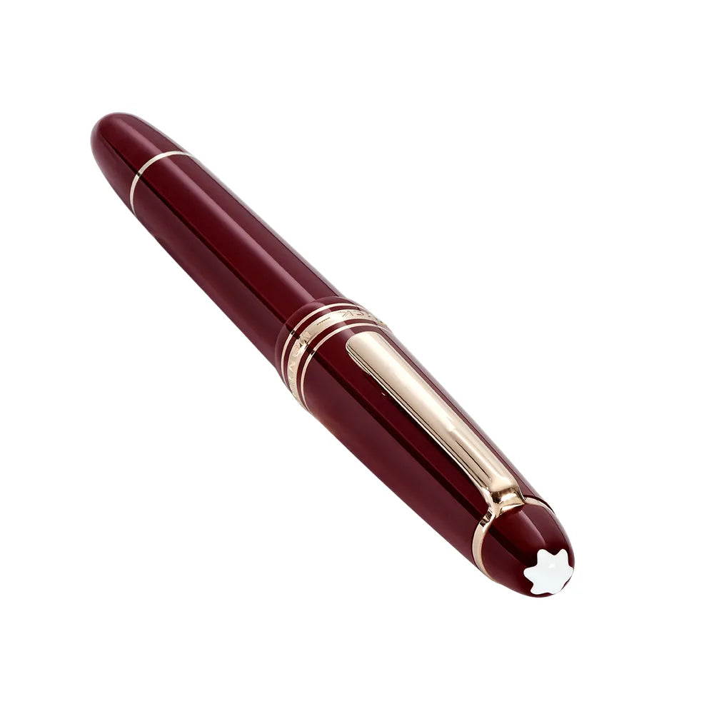 Montblanc Meisterstuck Classique Burgundy Red Precious Resin with Gold-Coated Trim Rollerball Pen