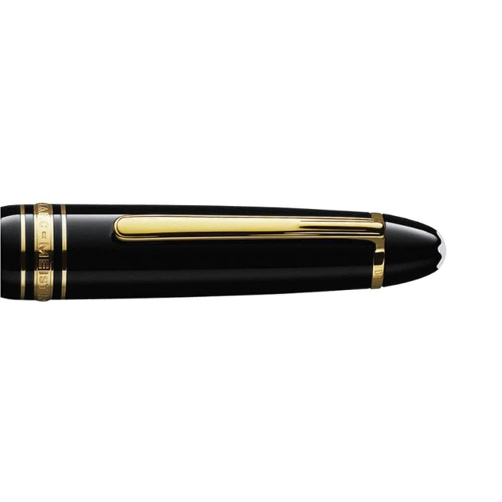 Montblanc Meisterstück LeGrand Black Resin with Gold-Coated Trim Fountain Pen - 18Kt Gold Fine Nib