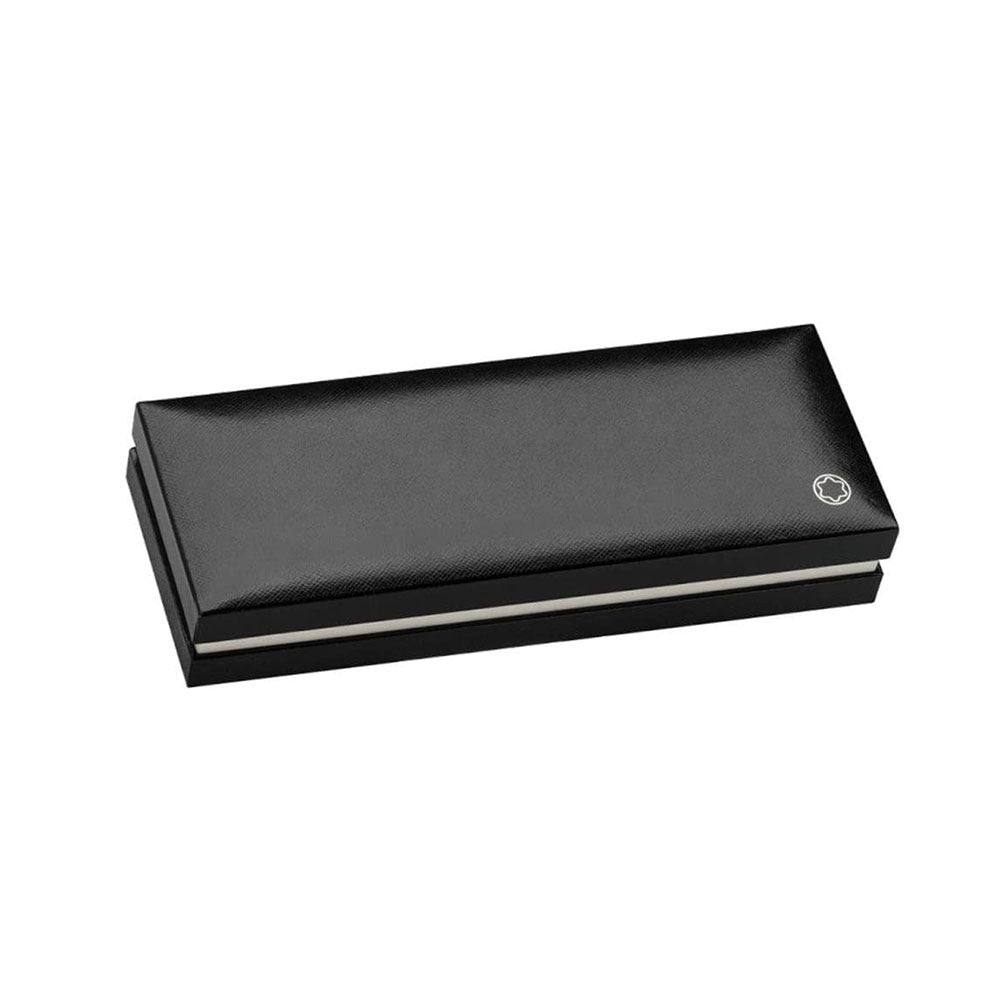 Montblanc Meisterstück LeGrand Black Resin with Gold-Coated Trim Fountain Pen - 18Kt Gold Fine Nib