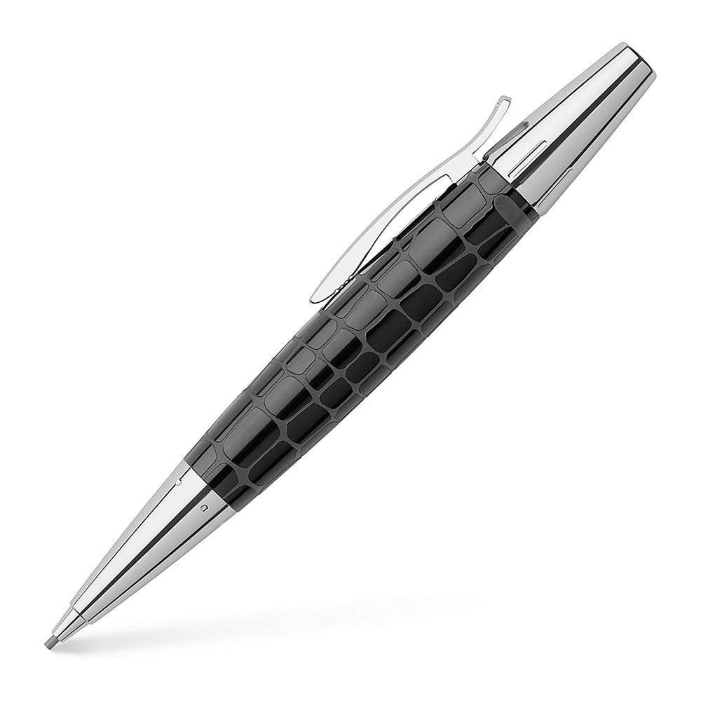 Faber-Castell E-motion Precious Resin Croco Black 1.4mm Mechanical Pencil