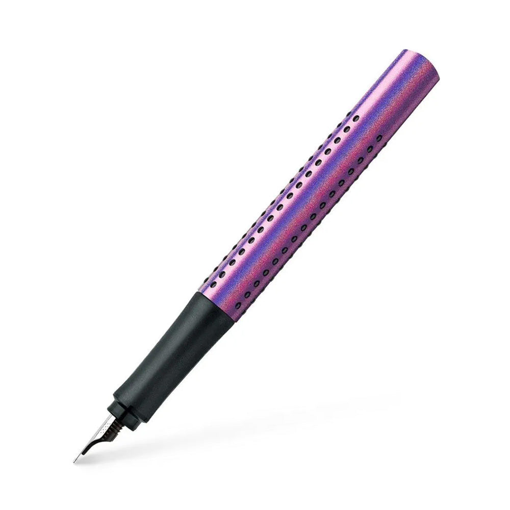 Faber-Castell Grip 2011 Edition Glam Violet Fountain Pen - Medium Nib