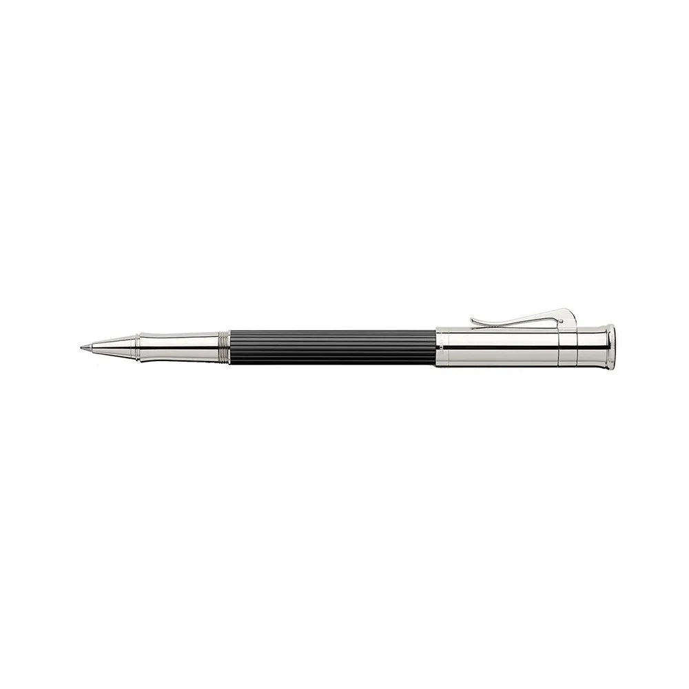 Graf Von Faber-Castell Classic Ebony Wood with Platinum-plated Trim Rollerball Pen