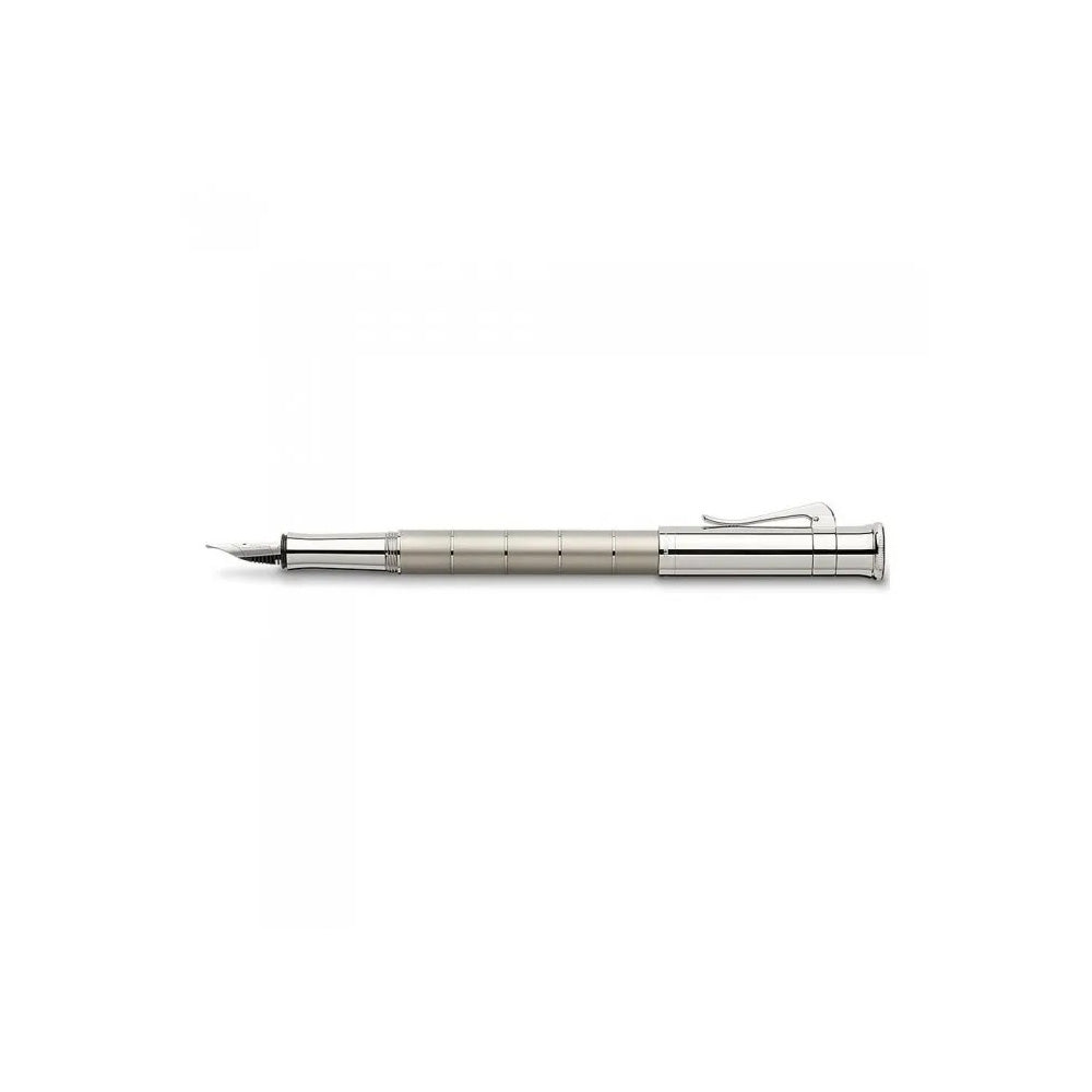 Graf von Faber-Castell Classic Anello Titanium Fountain Pen – 18Kt Gold Medium Nib