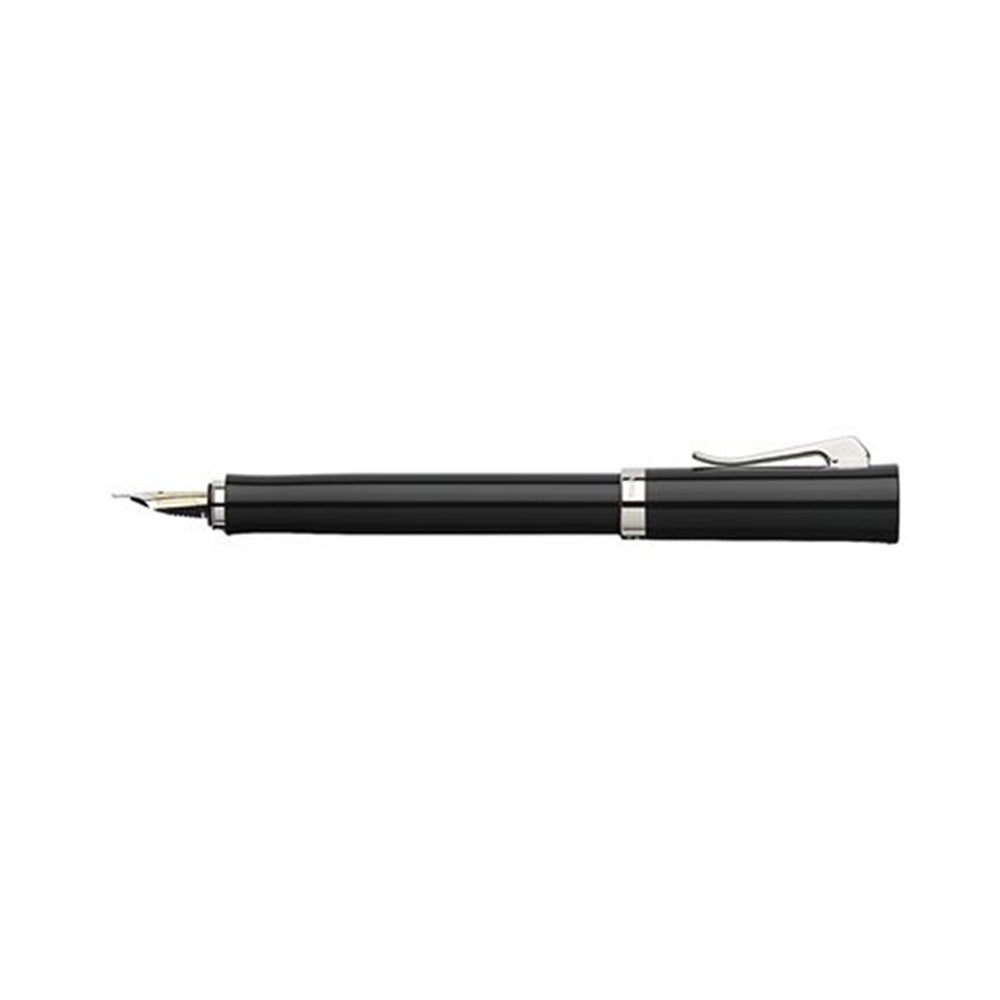 Graf von Faber-Castell Intuition Pure Black Fountain Pen – 18Kt Gold Medium Nib