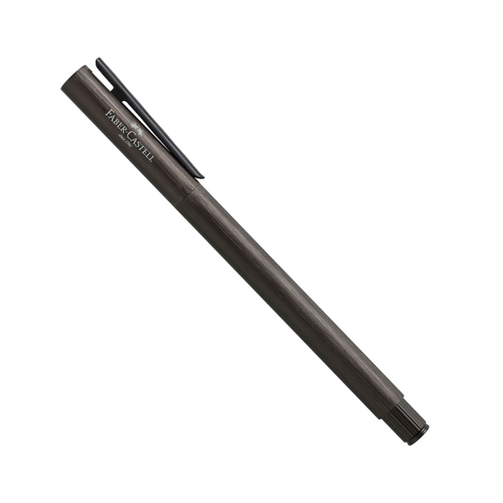 Faber-Castell Neo Slim Aluminium Gun Metal Fountain Pen - Stainless Steel Nib