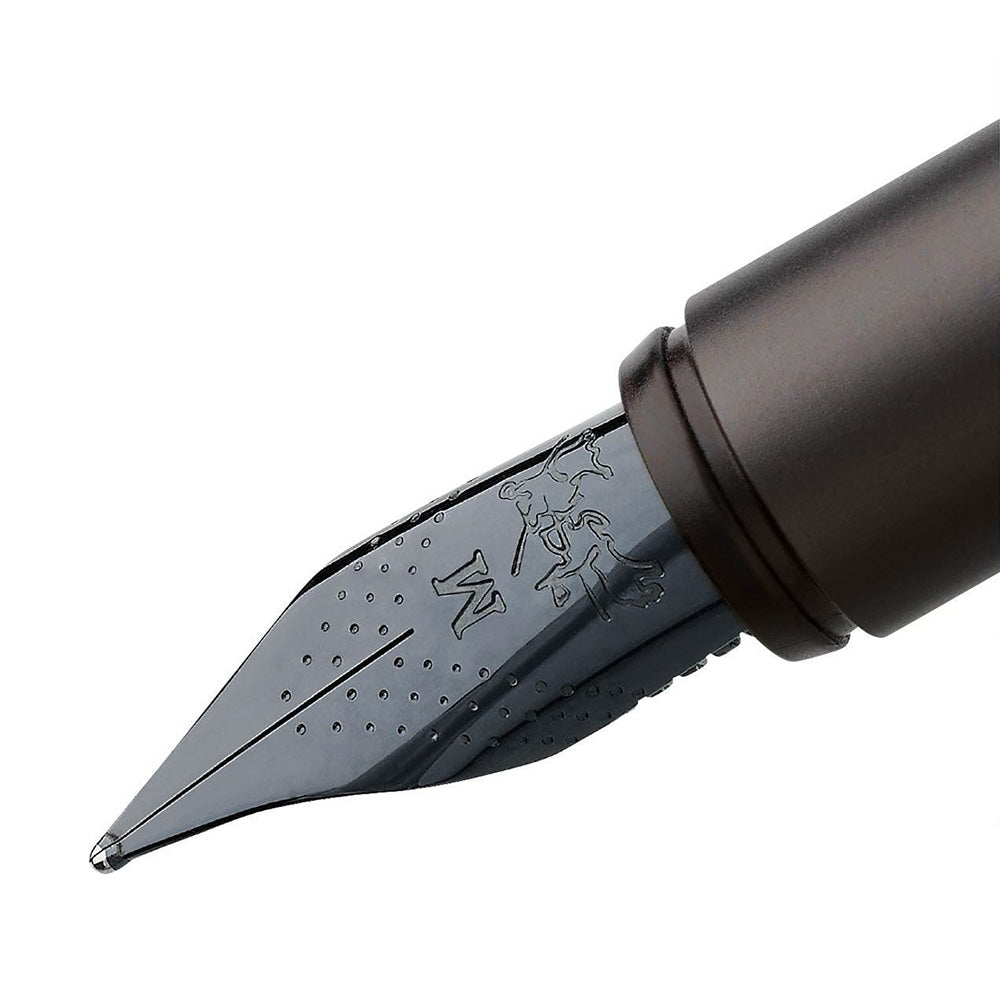 Faber-Castell Neo Slim Aluminium Gun Metal Fountain Pen - Stainless Steel Nib
