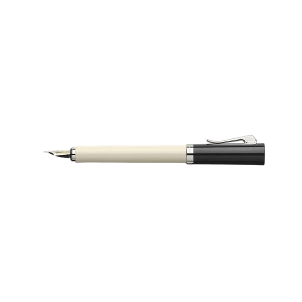 Graf von Faber-Castell Intuition Ivory Resin with Platinum-plated Trim Fountain Pen – 18Kt Gold Medium Nib
