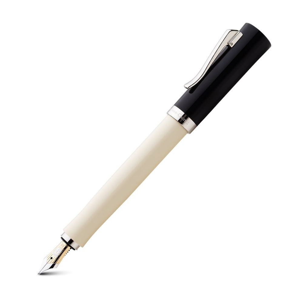 Graf von Faber-Castell Intuition Ivory Resin with Platinum-plated Trim Fountain Pen – 18Kt Gold Medium Nib