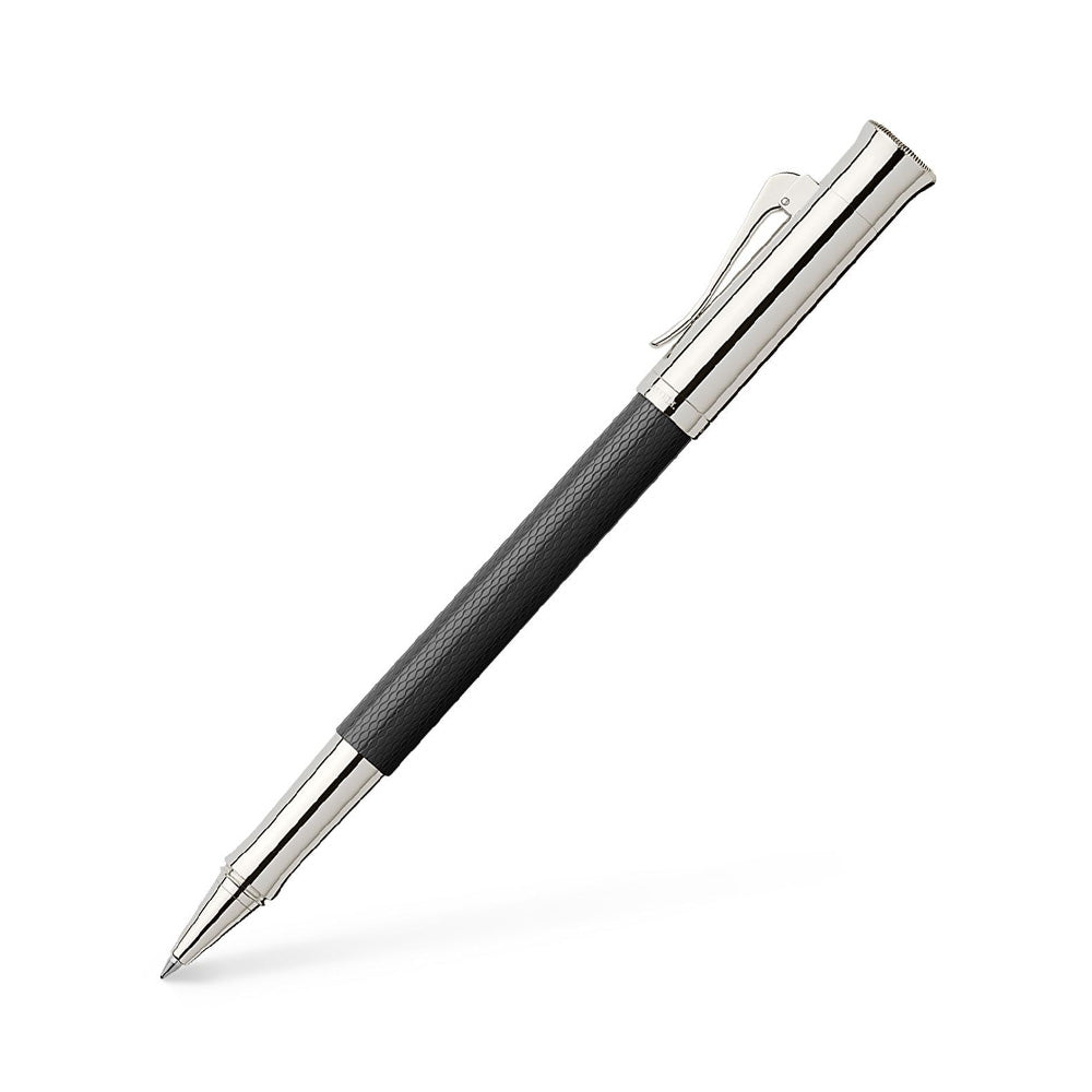 Graf von Faber-Castell Guilloche Black Precious Resin Rollerball Pen