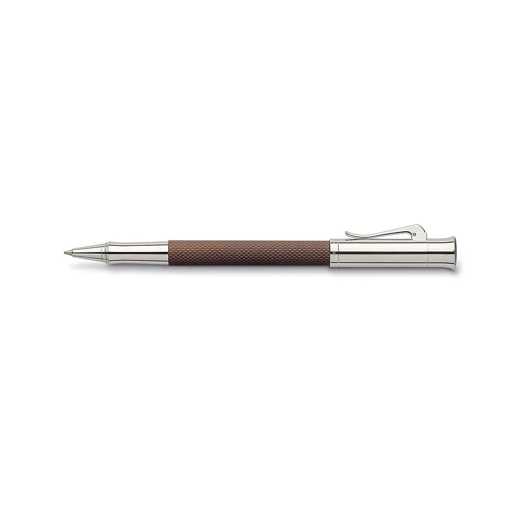 Graf von Faber-Castell Guilloche Cognac Precious Resin Rollerball Pen