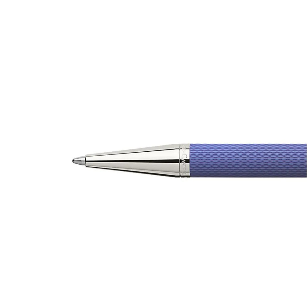 Graf Von Faber-Castell Guilloche Indigo Precious Resin Ballpoint Pen