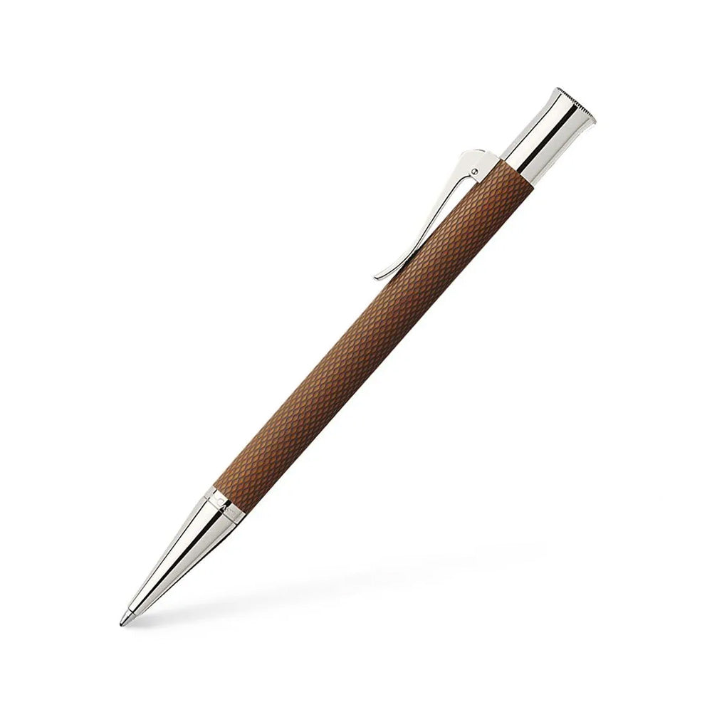 Graf Von Faber-Castell Guilloche Cognac Precious Resin Ballpoint Pen