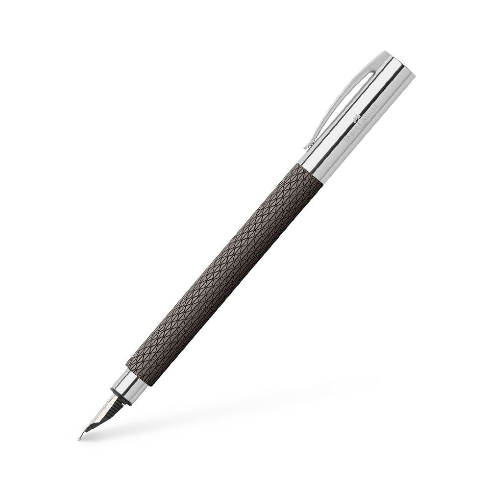 Faber-Castell Ambition OpArt Black Sand Precious Resin Fountain Pen – Medium Nib