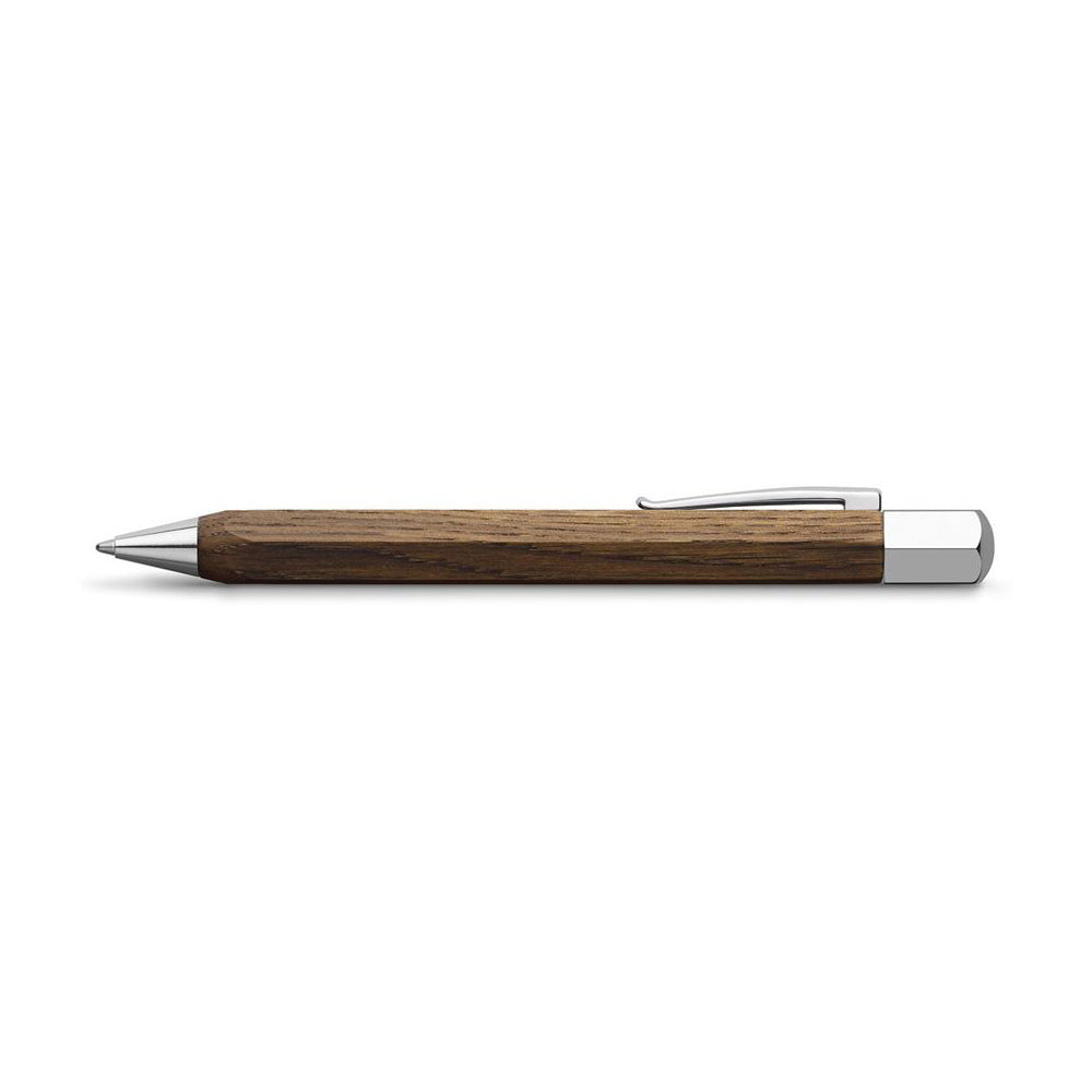 Faber-Castell Ondoro Smoked Oak Twist Ballpoint Pen