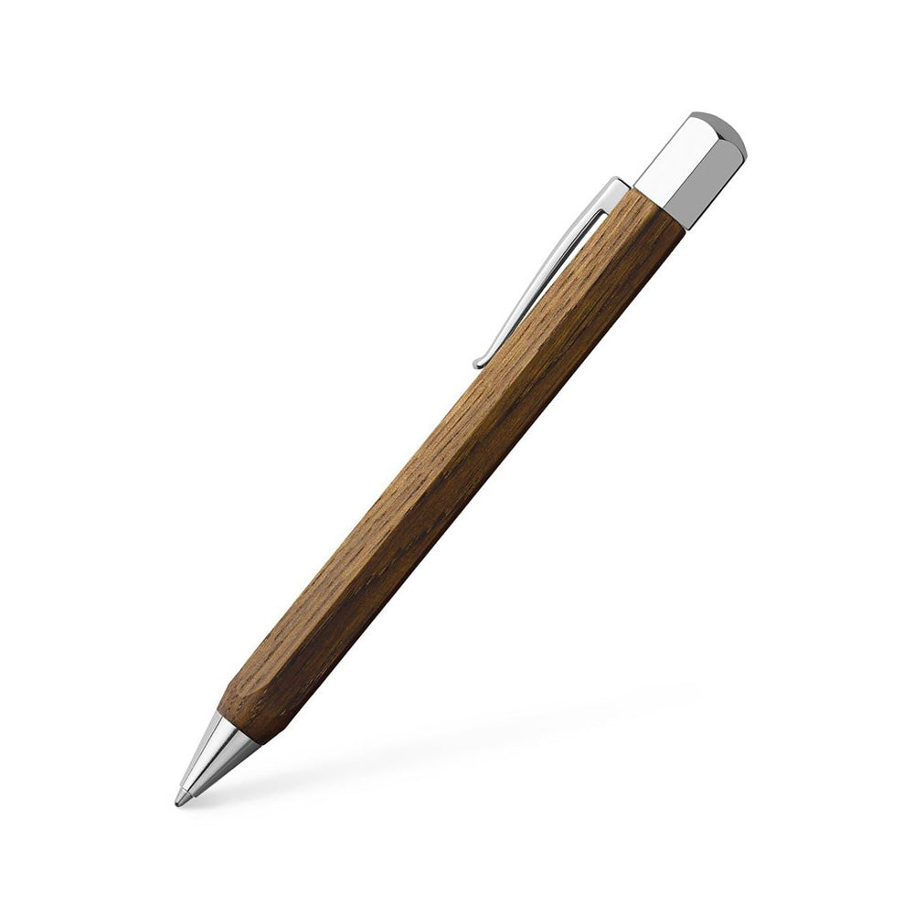 Faber-Castell Ondoro Smoked Oak Twist Ballpoint Pen