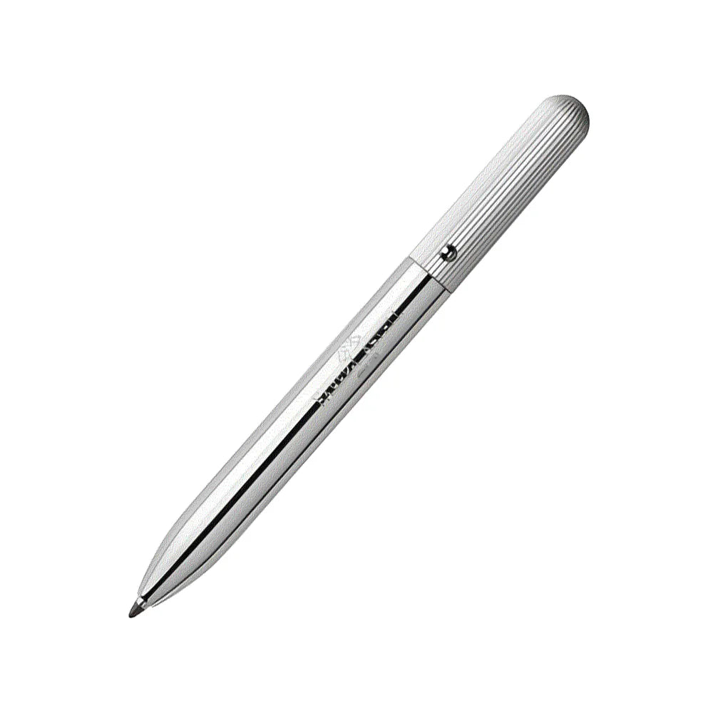 Faber-Castell Silver Twist Pocket Ballpoint Pen