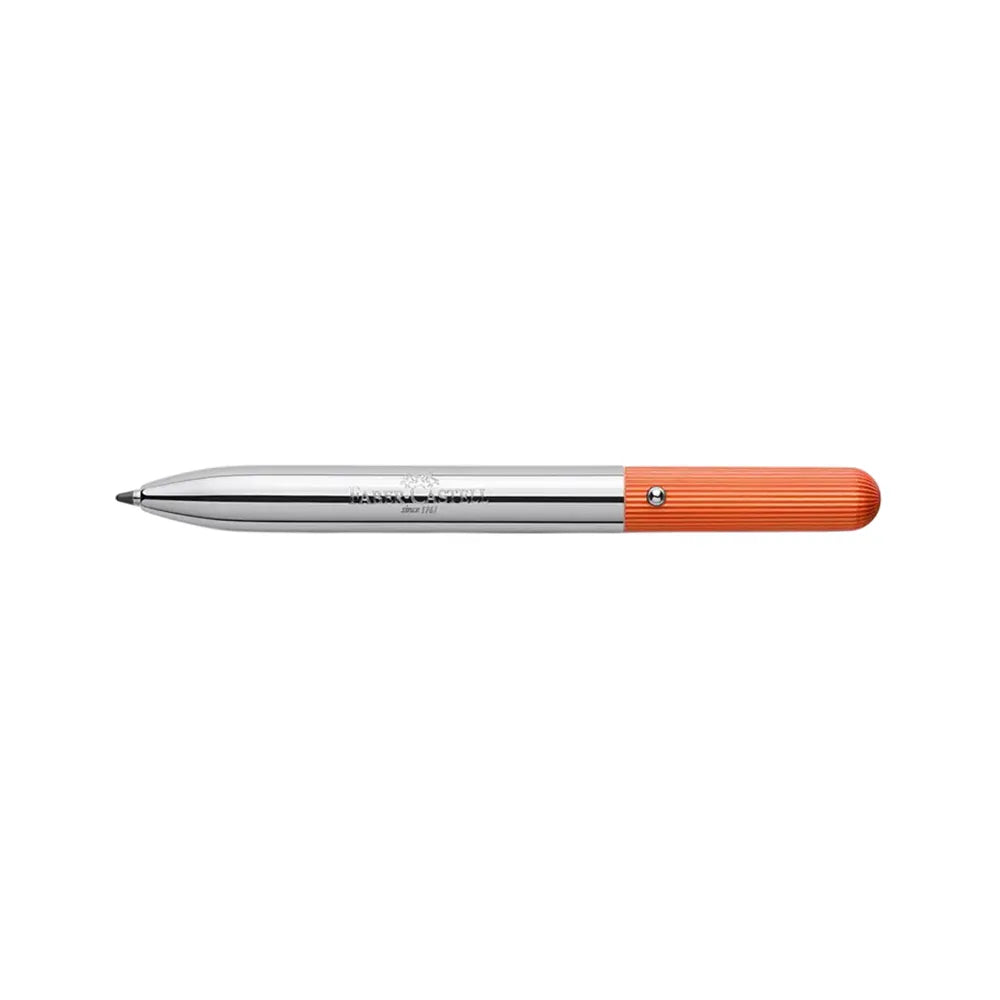 Faber-Castell Orange Twist Pocket Ballpoint Pen