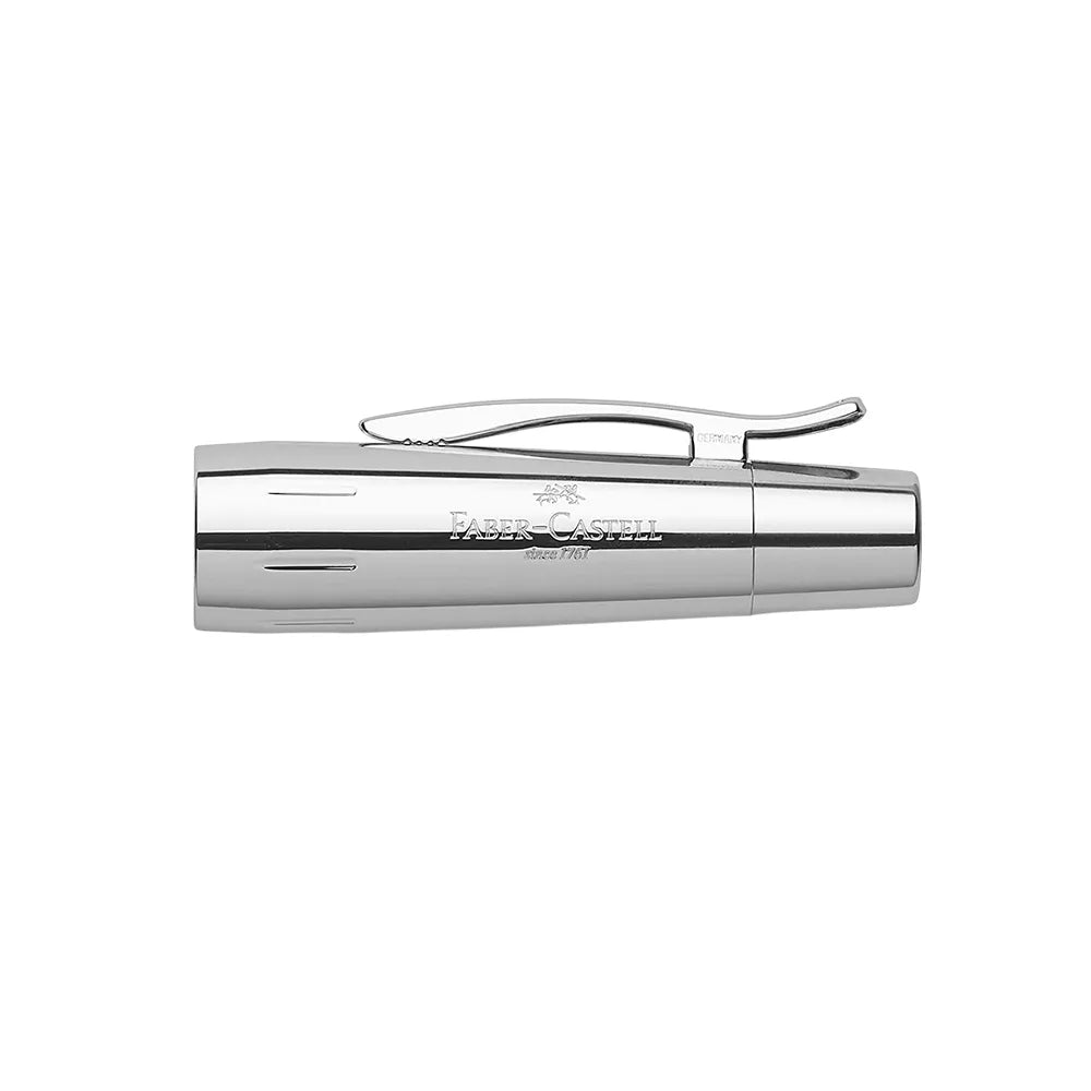 Faber-Castell E-motion Crocodile Black Precious Resin Rollerball Pen