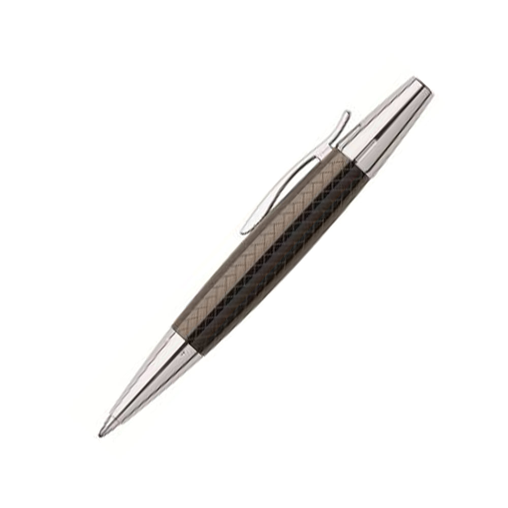 Faber-Castell E-motion Precious Resin Parquet Brown Ballpoint Pen