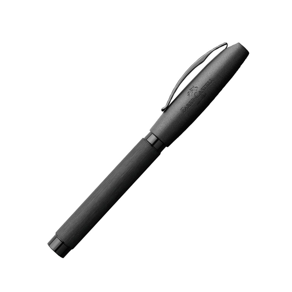 Faber-Castell Essentio Aluminium Black Fountain Pen - Extra Fine Nib