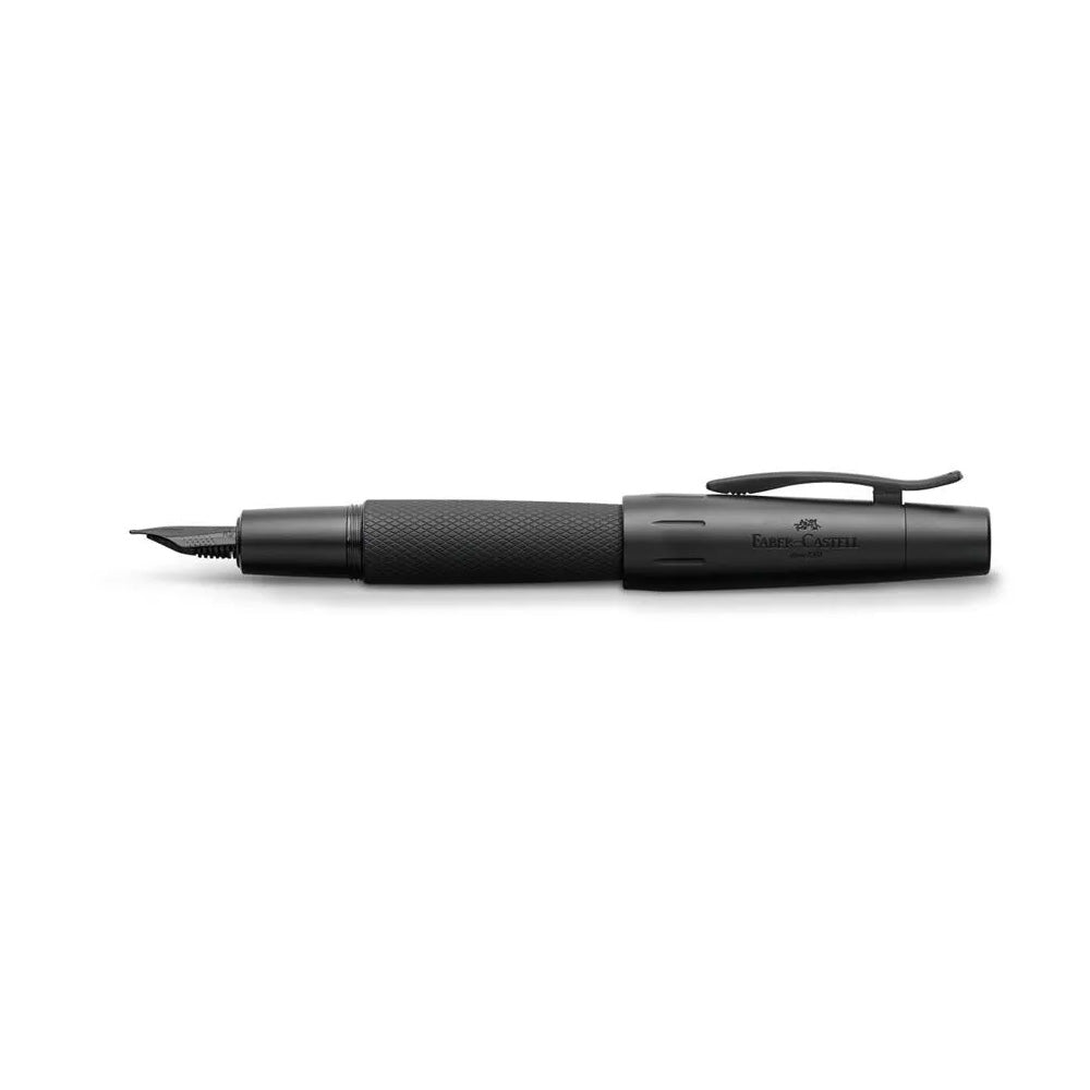 Faber-Castell E-motion Pure Black Fountain Pen - Broad Nib
