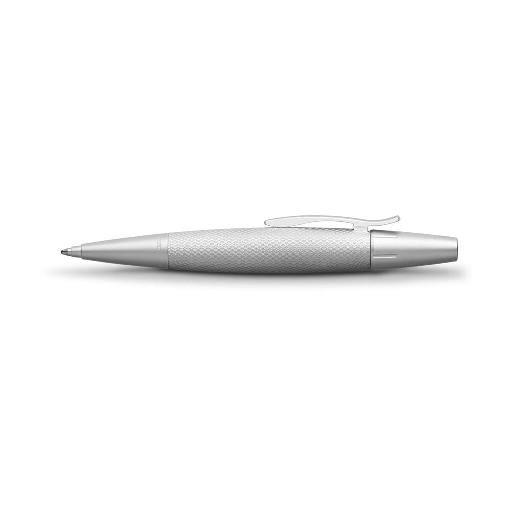 Faber-Castell E-motion Pure Silver Twist Ballpoint Pen