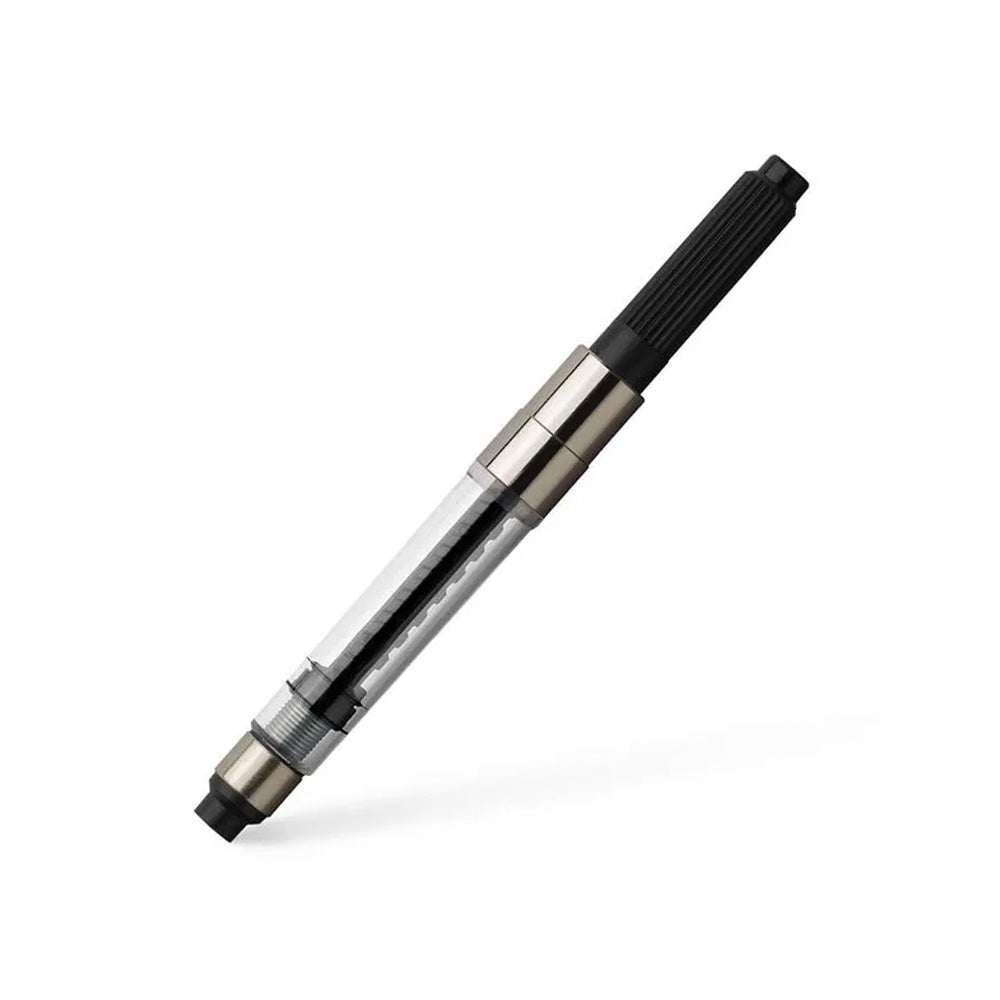 Enjoy bottle ink with one simple refill. Graf Von Faber-Castell Fountain Pen Converter fits in all Graf von Faber-Castell and Porsche Design fountain pens. It is a true quality product that for sure adds fluidity to your next writing experience. Suitable for all Graf von Faber-Castell fountain pens One Piece Allows you to use bottled inks Reusable and environmentally friendly! Gives you freedom from cartridges 0.7ml