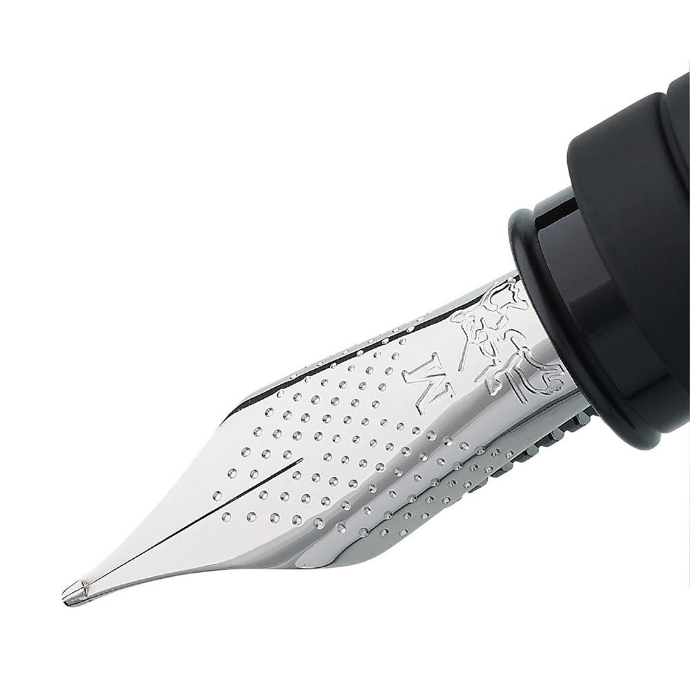 Faber-Castell Essentio Carbon Black Fountain Pen - Medium Nib