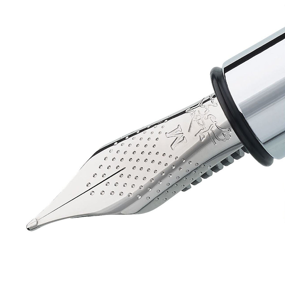 Faber-Castell Ambition OpArt White Sand Precious Resin Fountain Pen – Medium Nib