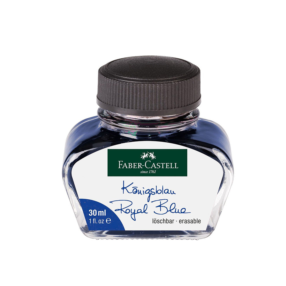 Faber-Castell Fountain Pen Ink 30ml Bottle - Royal Blue