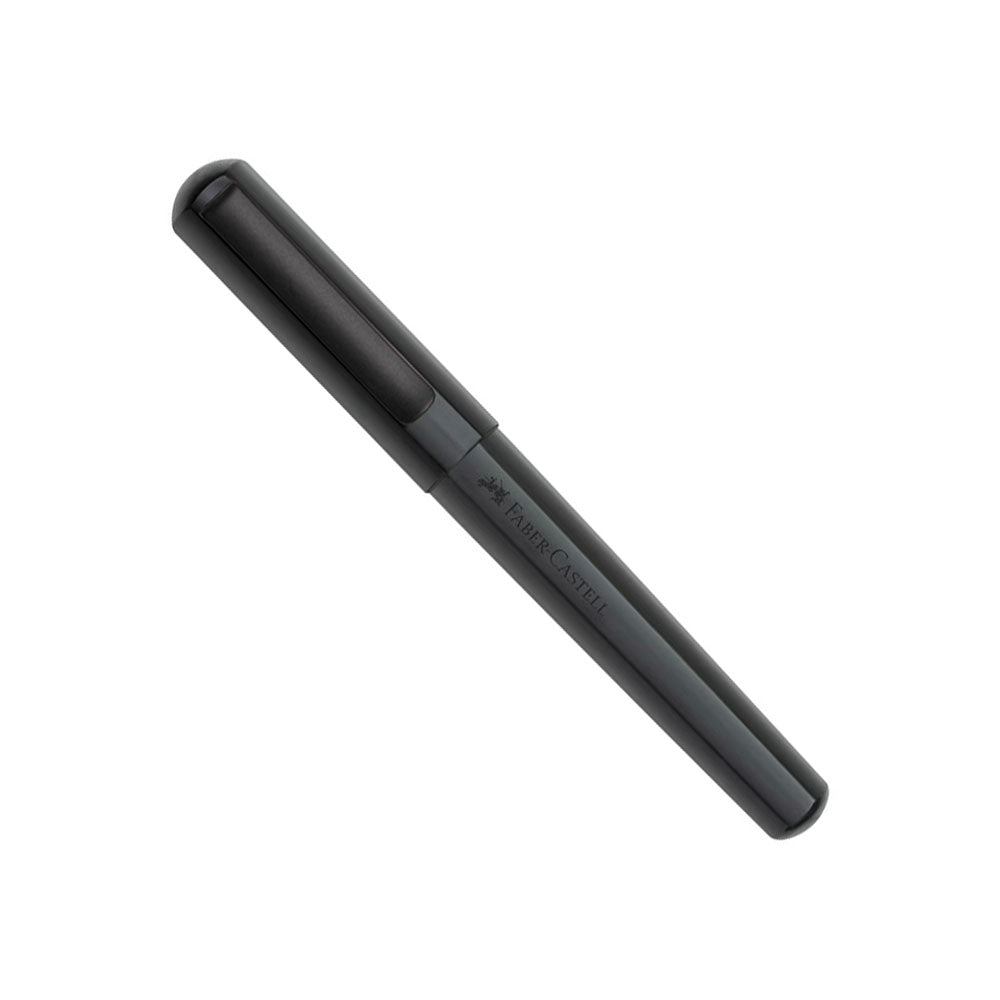 Faber-Castell Hexo Black Matt Fountain Pen - Stainless Steel Nib
