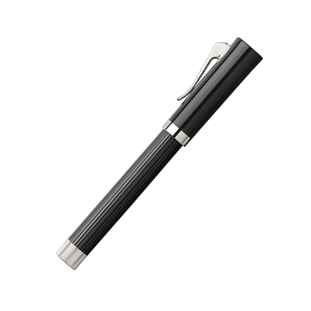 Graf von Faber-Castell Intuition Fluted Black Fountain Pen – 18Kt Gold Medium Nib