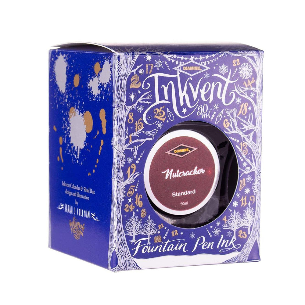 Diamine Inkvent Blue Edition Standard Ink 50ml Bottle – Nutcracker