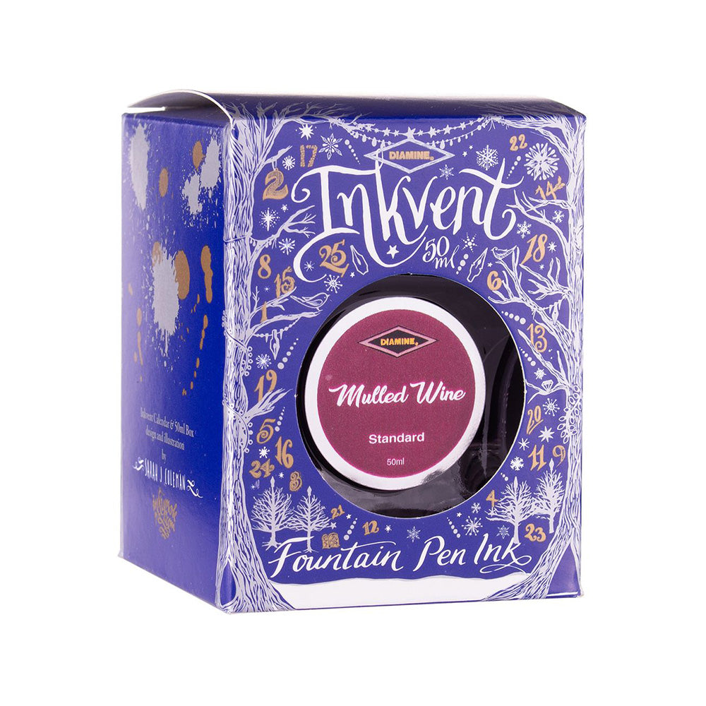 Diamine Inkvent Blue Edition Standard Ink 50ml Bottle - Mulled Wine