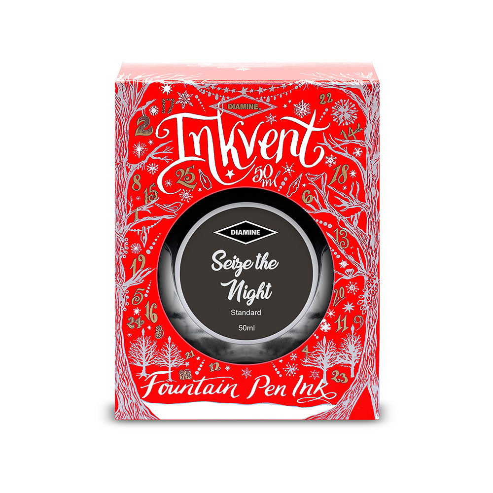Diamine Inkvent Red Edition Standard Ink 50ml Bottle - Seize the Night