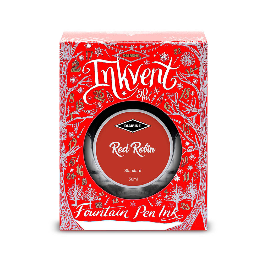 Diamine Inkvent Red Edition Standard Ink 50ml Bottle - Red Robin