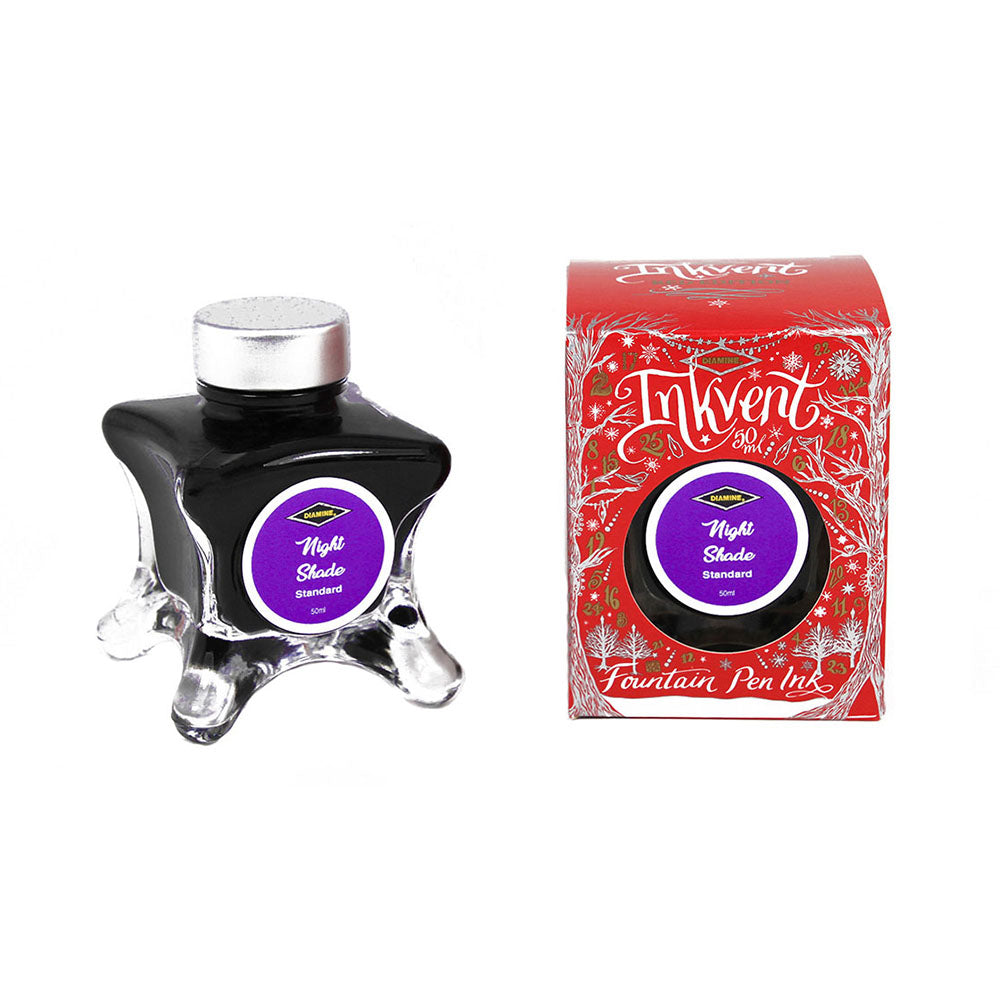 Diamine Inkvent Red Edition Standard Ink 50ml Bottle - Night Shade