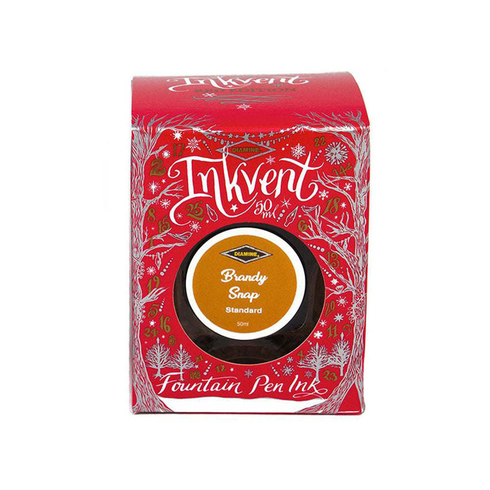 Diamine Inkvent Red Edition Standard Ink 50ml Bottle - Brandy Snap