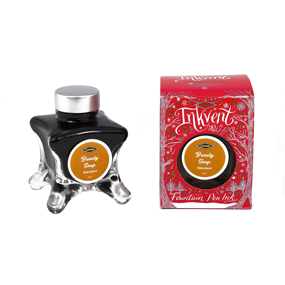 Diamine Inkvent Red Edition Standard Ink 50ml Bottle - Brandy Snap