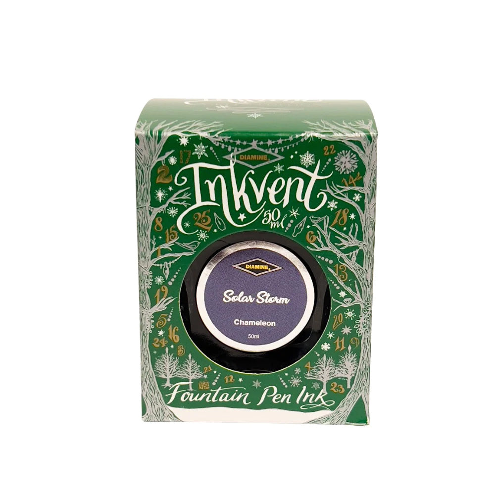 Diamine Inkvent Green Edition Chameleon Ink 50ml Bottle - Solar Storm
