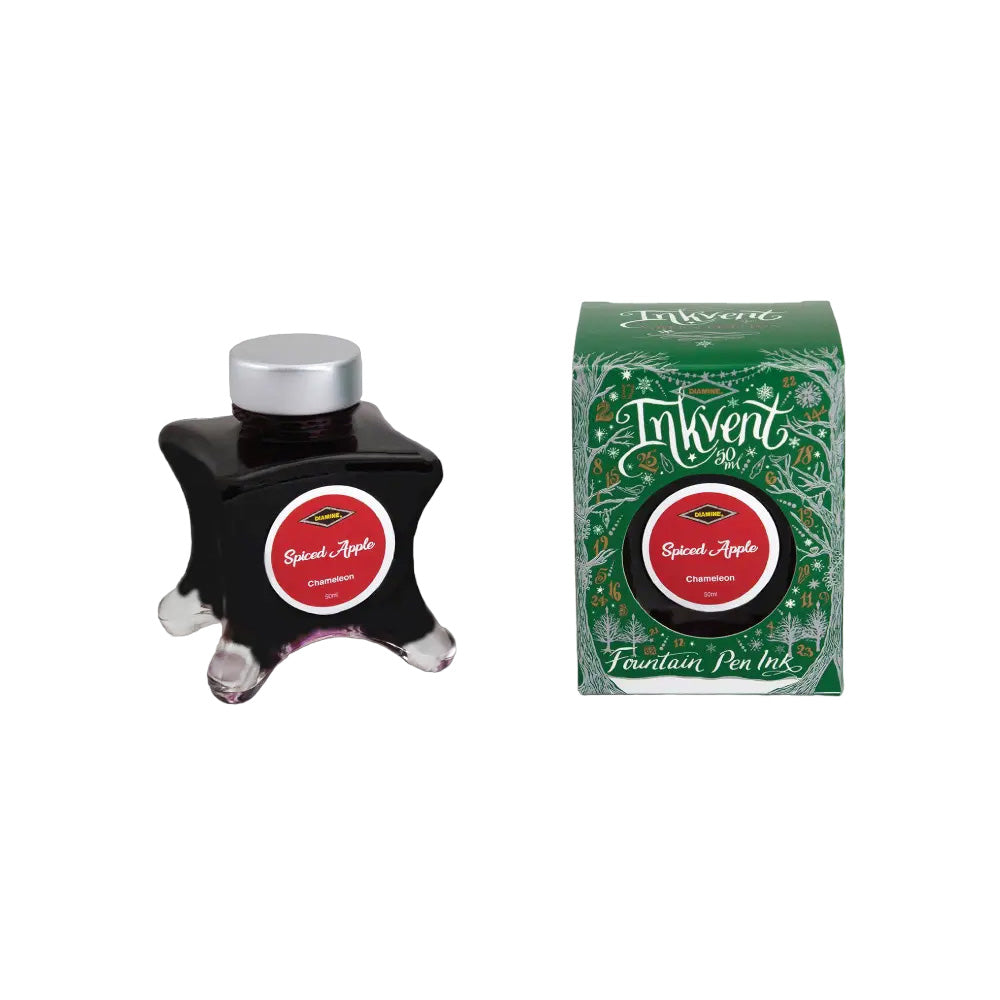 Diamine Inkvent Green Edition Chameleon Ink 50ml Bottle - Spiced Apple