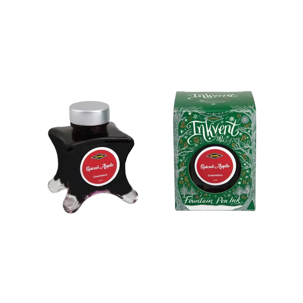Diamine Inkvent Green Edition Chameleon Ink 50ml Bottle - Spiced Apple