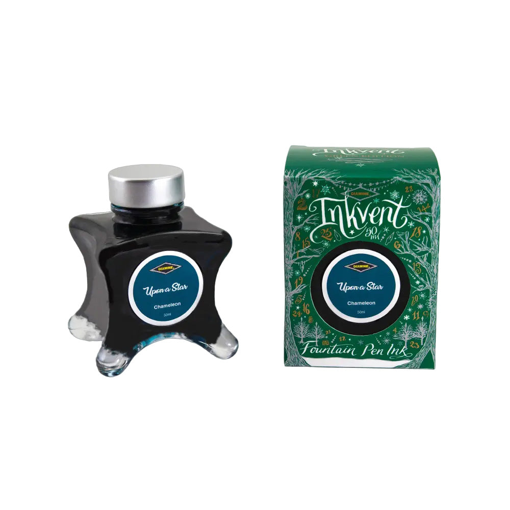 Diamine Inkvent Green Edition Chameleon Ink 50ml Bottle - Upon a Star
